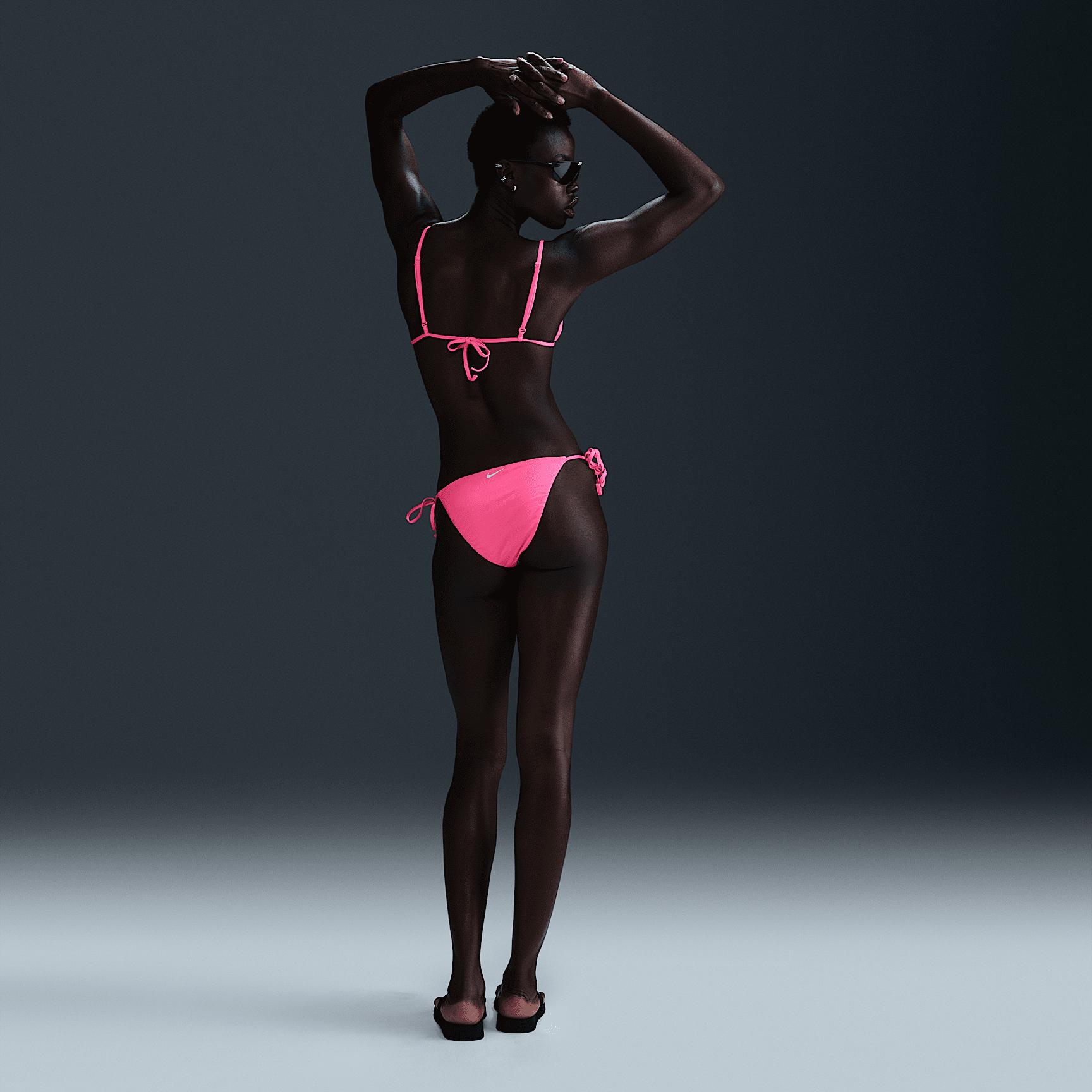 Nike Womens Swim Essential Tie-String Bikini Bottom | NESSF245-678 Product Image