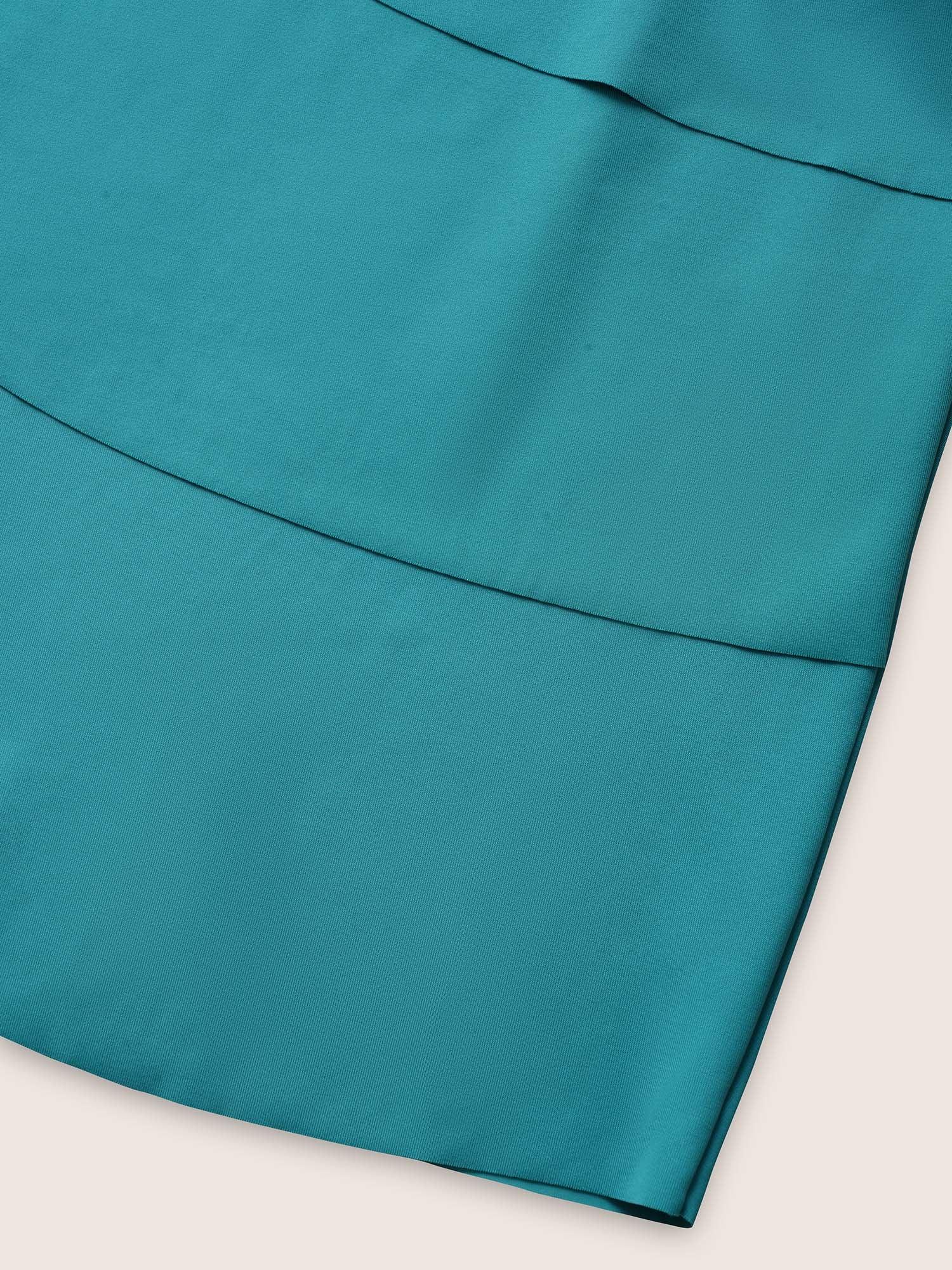 Knotted Front Ruffle Tiered Tankini Top Female Product Image