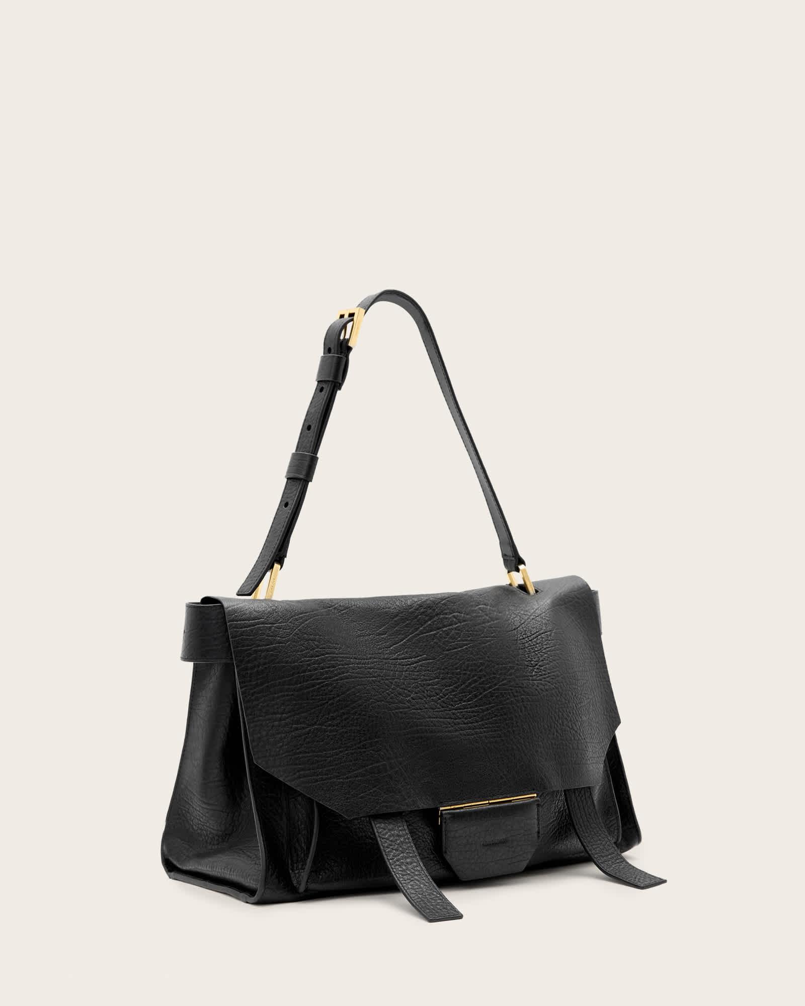Ursa Grain Leather Satchel Bag Product Image