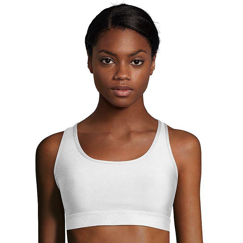 Hanes® Solid Absolute Racerback Compression Sports Bra O9178, Women's,  Product Image