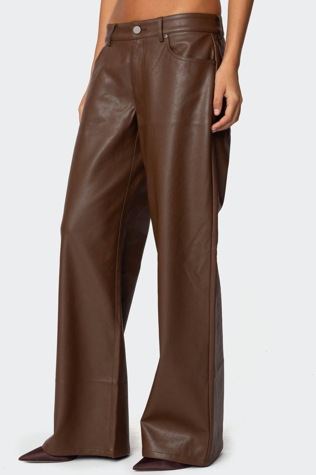 Tatiana Faux Leather Pants Product Image