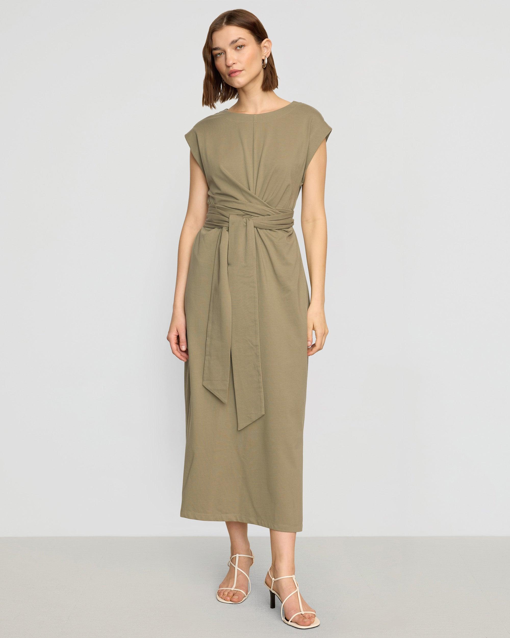 Fei Tie-Front Organic Cotton Dress Product Image