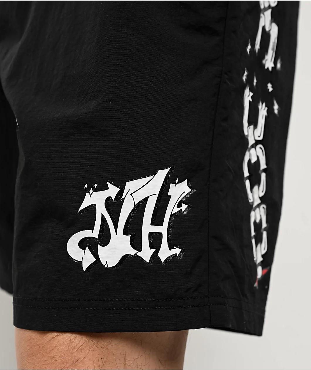 Ninth Hall Panther Black Board Shorts Product Image