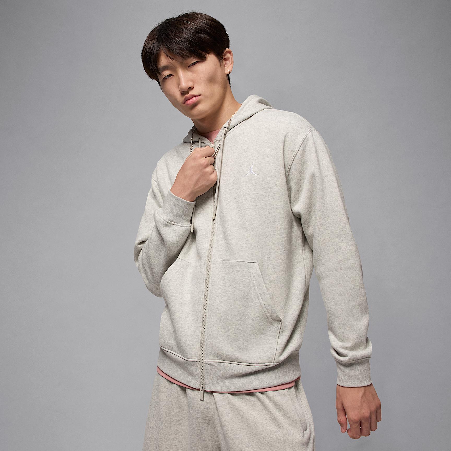 Mens Jordan Brooklyn Fleece Full-zip Hoodie | FV7289-050 Product Image