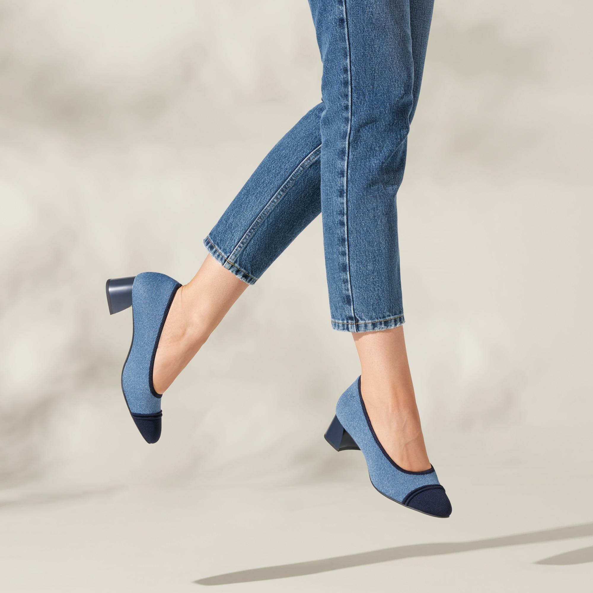 Almond-Toe  Chunky Heels (Julie Pro) Product Image