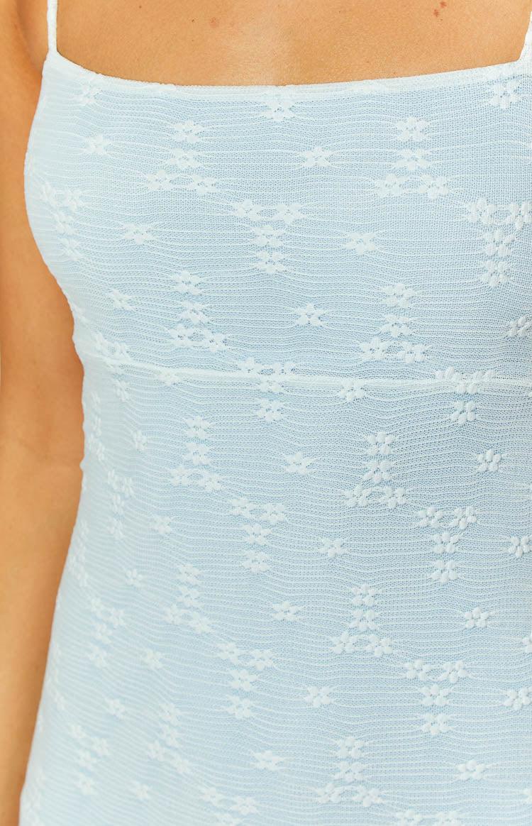 Regina Blue Lace Maxi Dress Baby Product Image