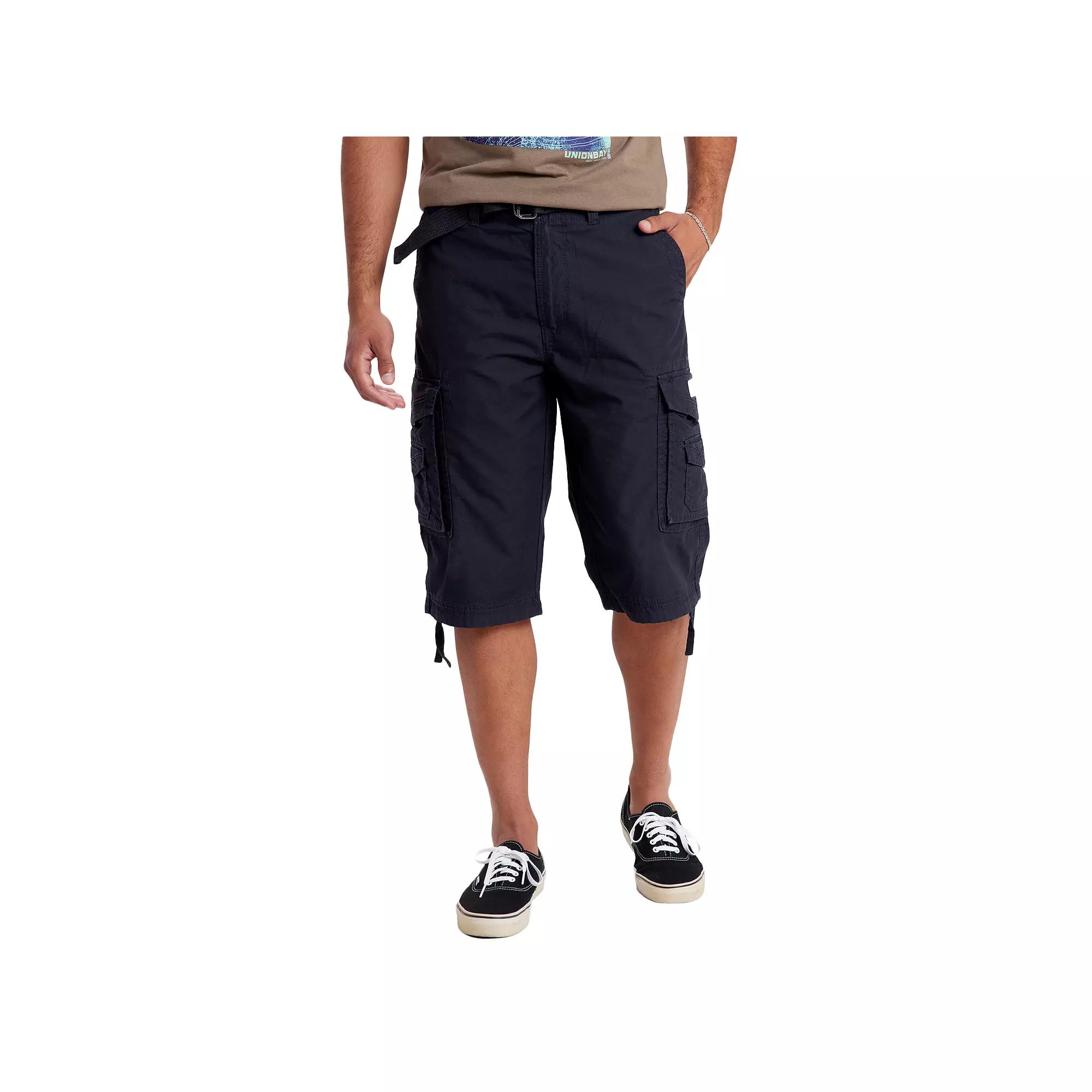 Men's UNIONBAY Cordova Messenger Belted Cargo Shorts,  Product Image