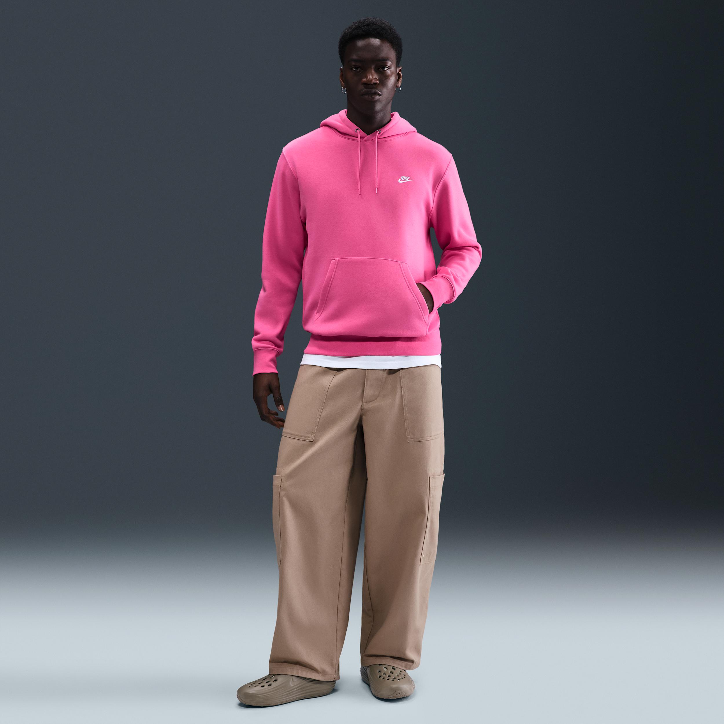 Nike Mens Club Pullover Fleece Hoodie | FN3859-684 Product Image