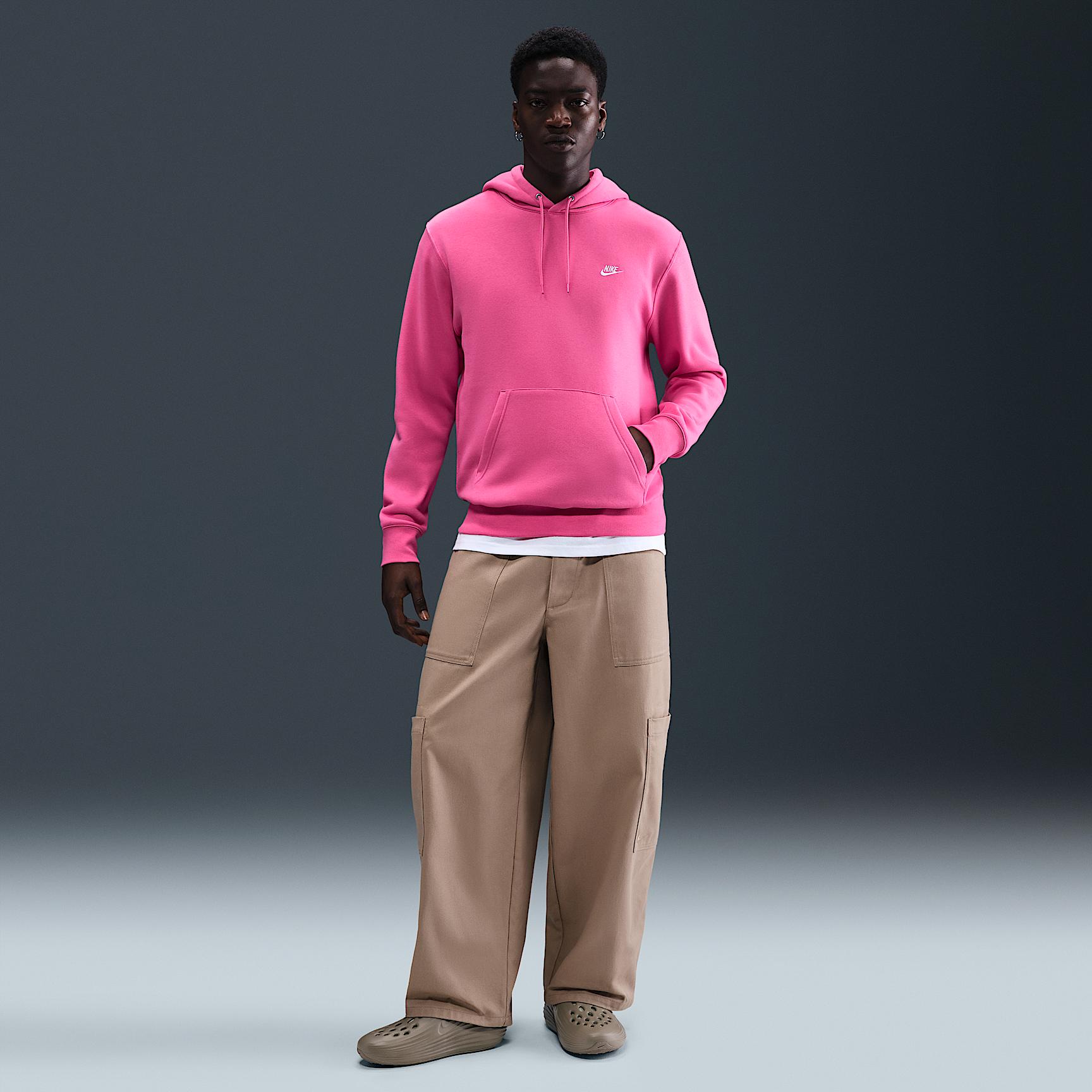 Nike Mens Club Pullover Fleece Hoodie | FN3859-684 Product Image