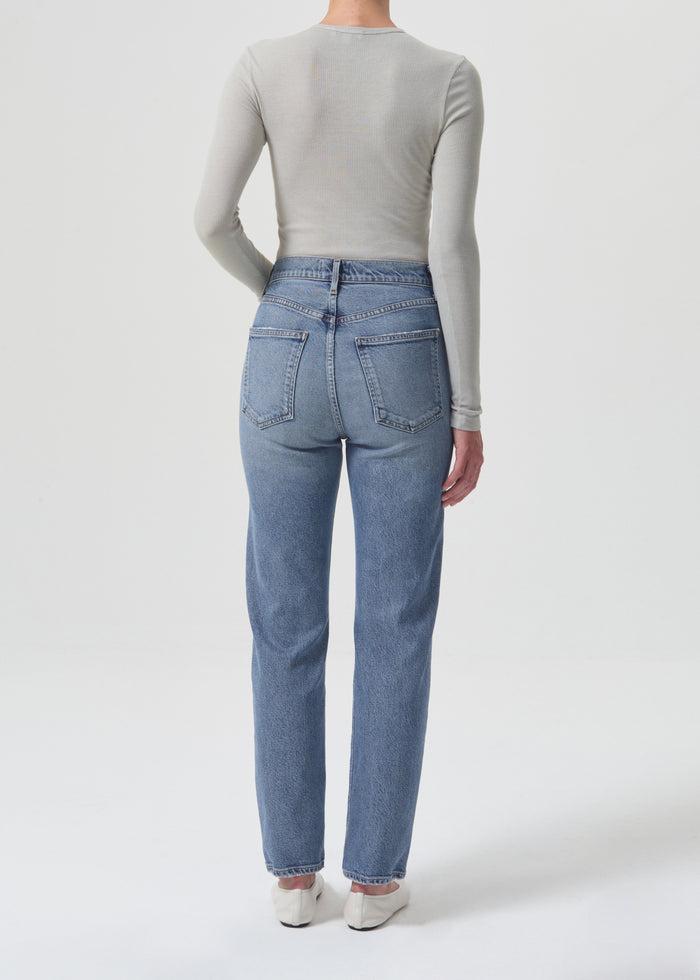 AGOLDE HIGH RISE STOVEPIPE (STRETCH) IN HELM Product Image