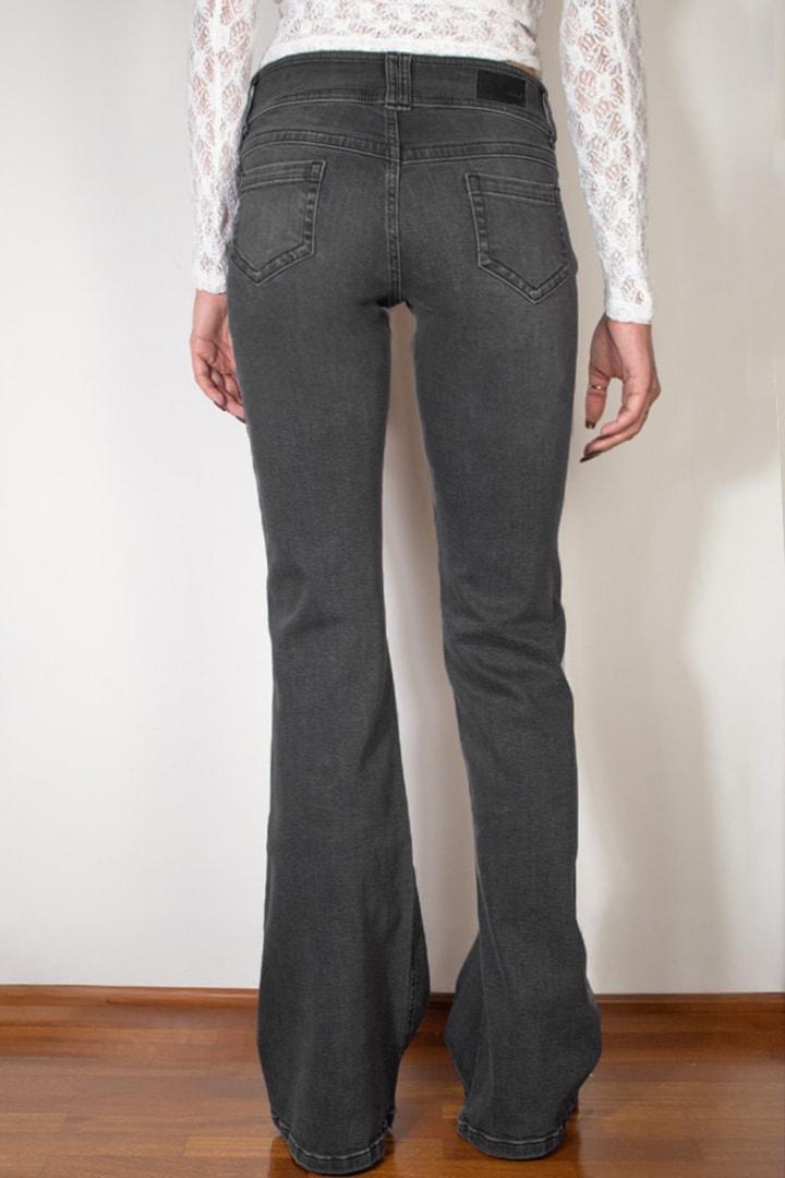 Double button flared jeans Product Image
