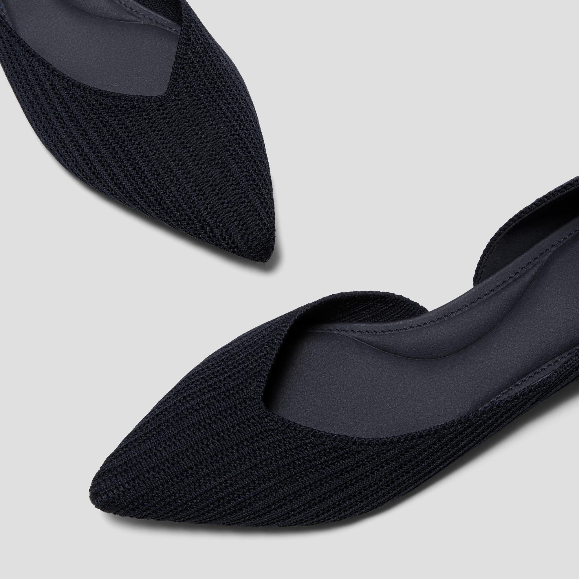 Pointed-Toe D'Orsay Flats (Melia) Product Image
