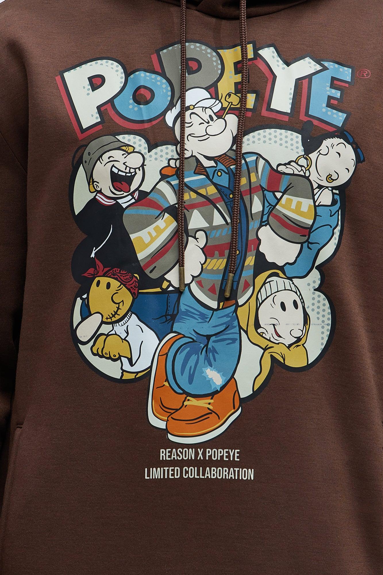 Popeye Limited Hoodie - Brown Product Image