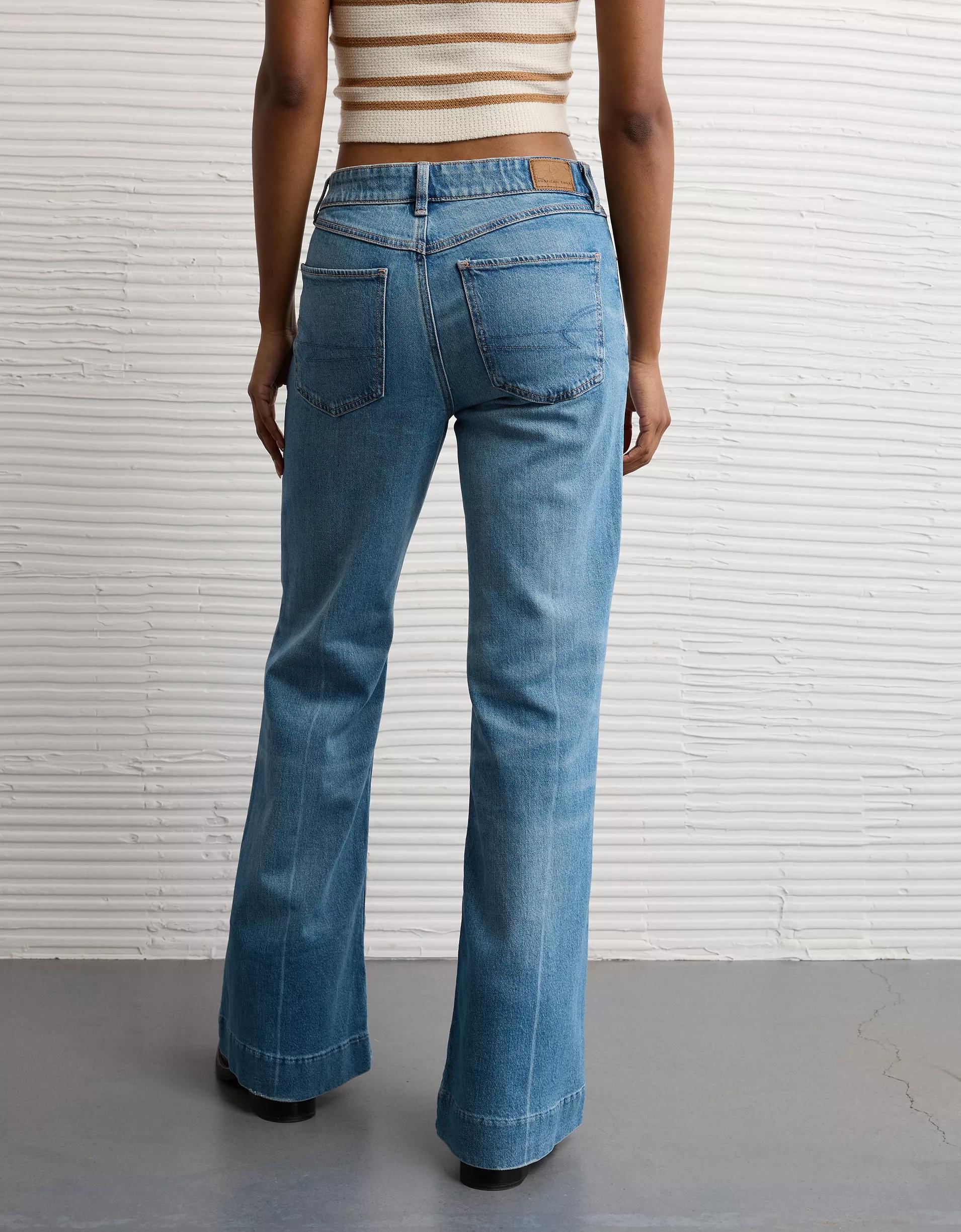 AE Stretch High-Waisted Flare Jean Product Image