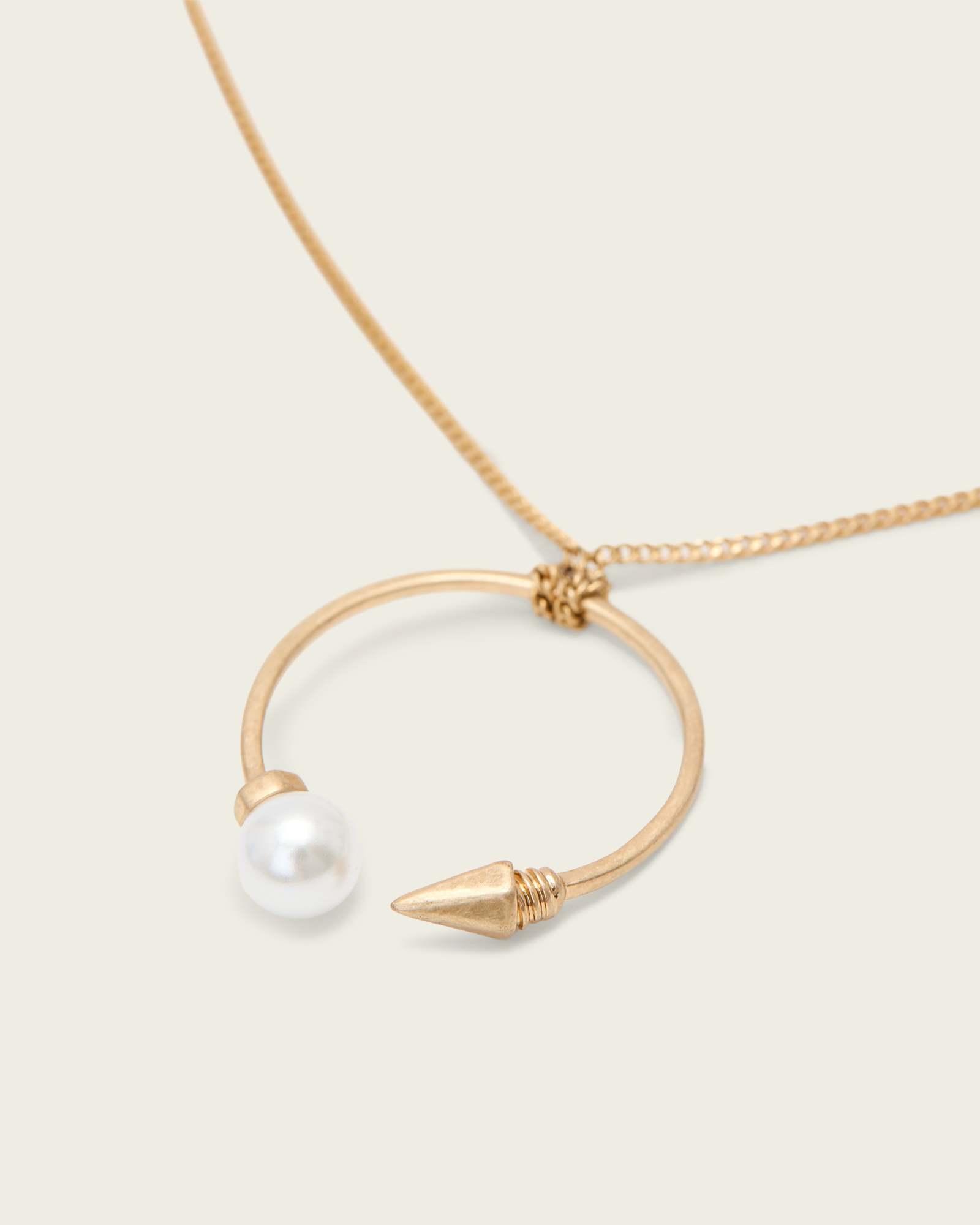 Ellie Mix Set Earrings WARM SILVER | ALLSAINTS US Product Image