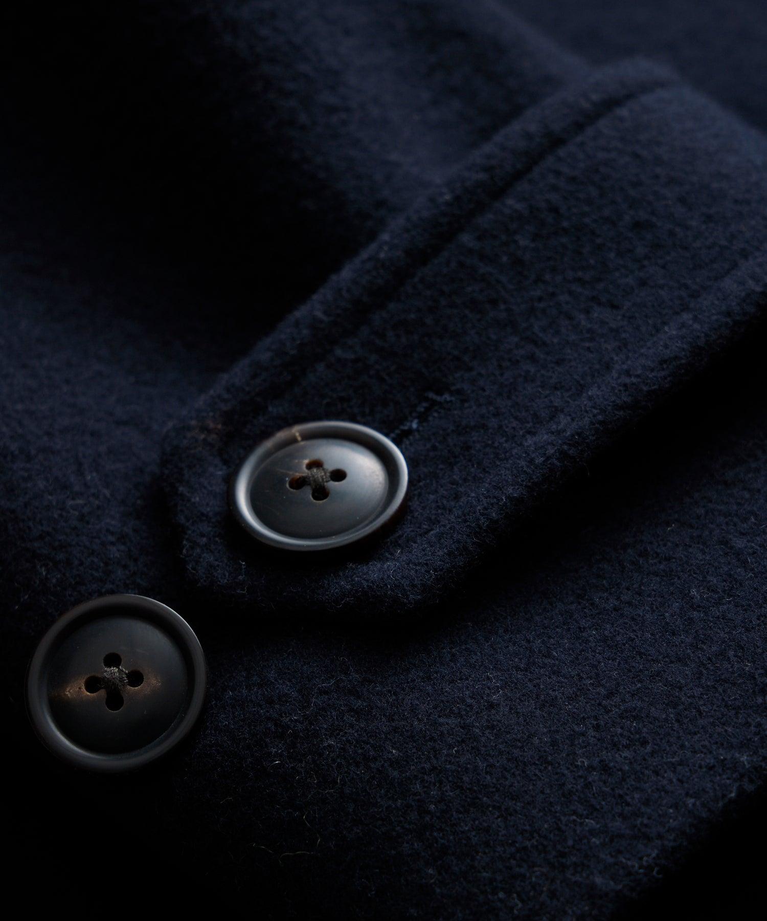 Italian Wool Officer Coat Product Image