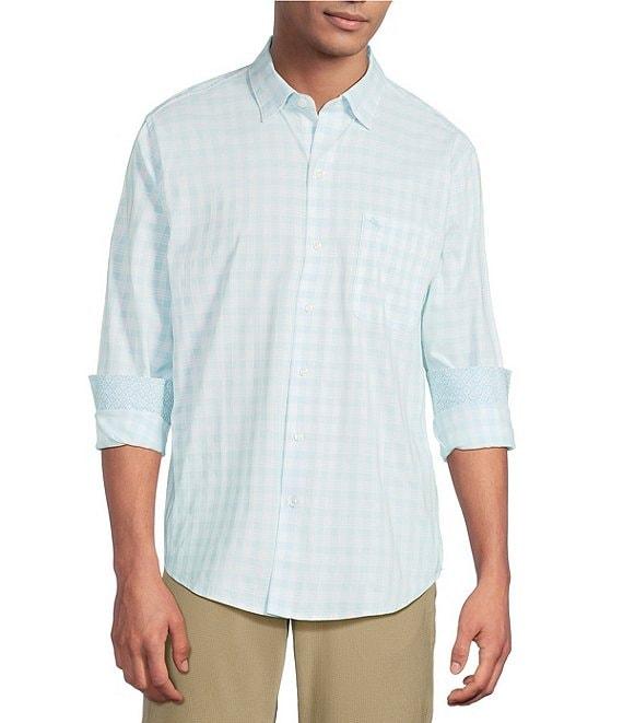 Tommy Bahama IslandZone Sarasota Stretch Nuevo Check Long Sleeve Woven Shirt Product Image