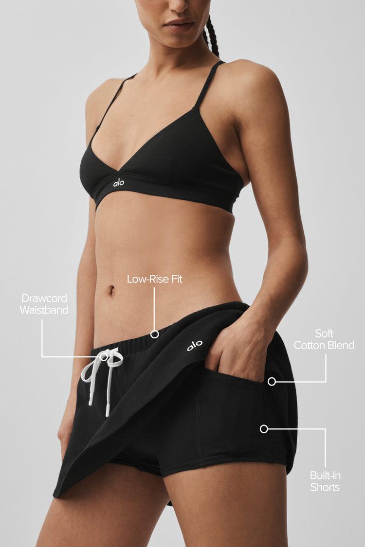 Low-Rise Fan Favorite Micro Skirt - Black Product Image