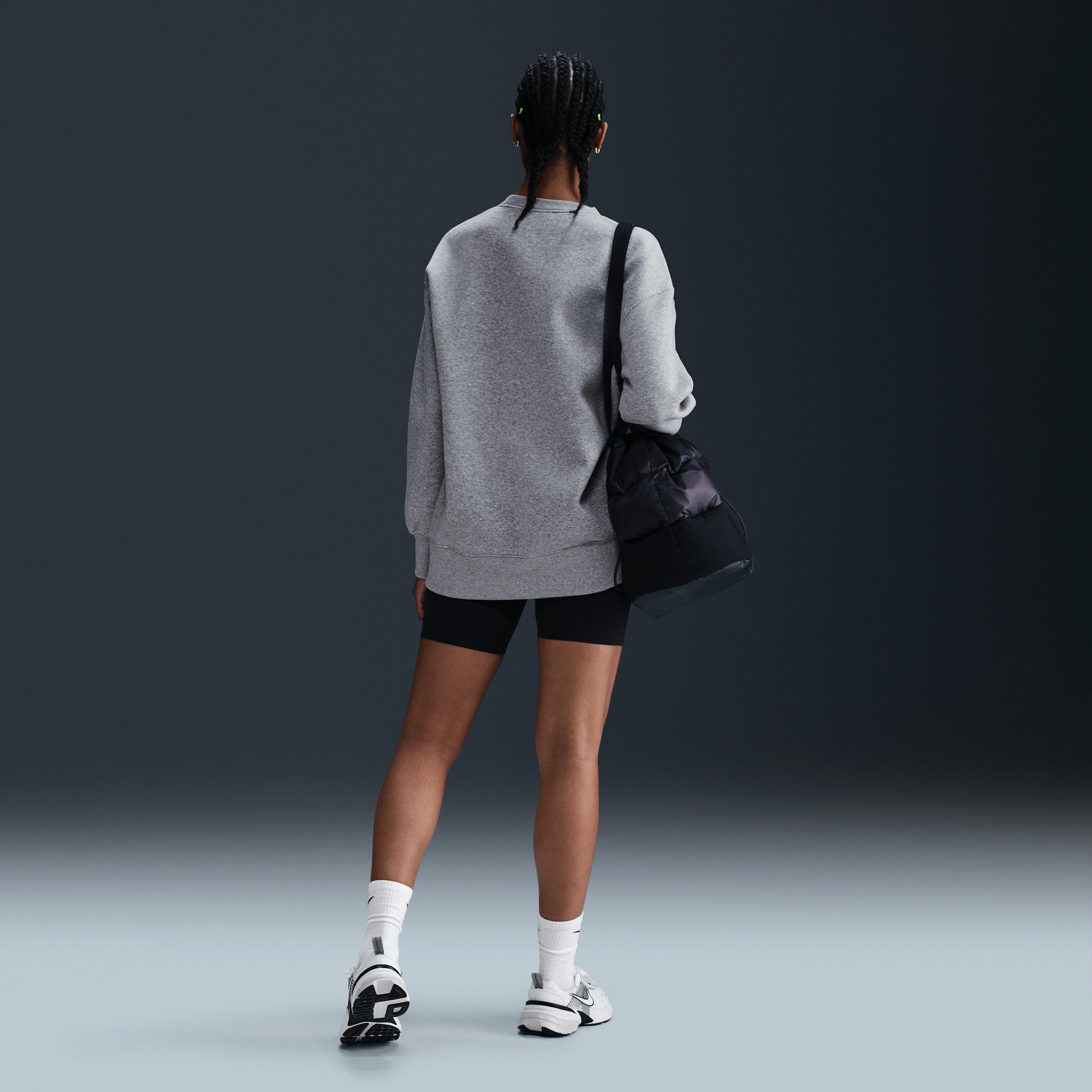 Womens Nike Sportswear Phoenix Fleece Oversized Crew-Neck Sweatshirt | FZ4270-063 Product Image