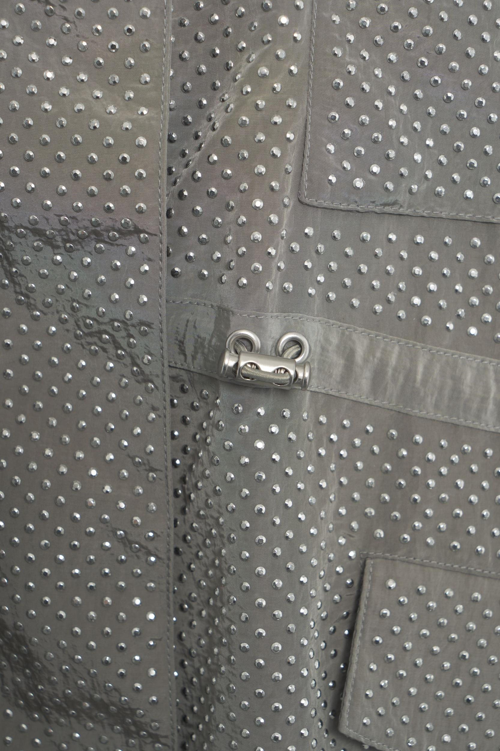 Parka with rhinestones Product Image