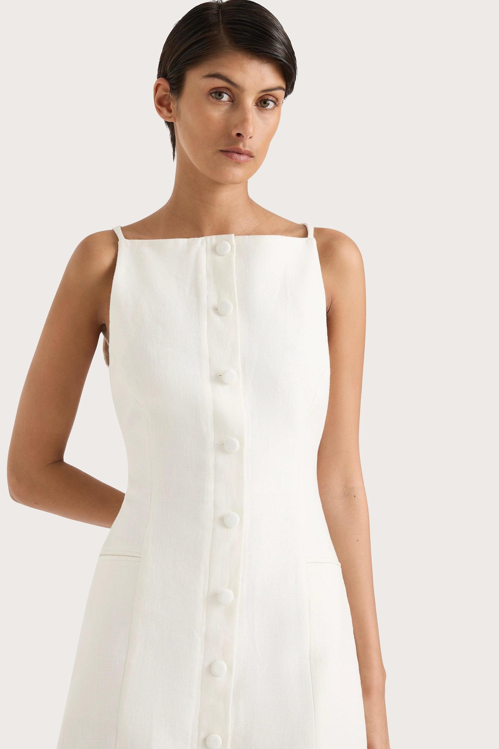 Ambra Mini Dress White - Final Sale Product Image