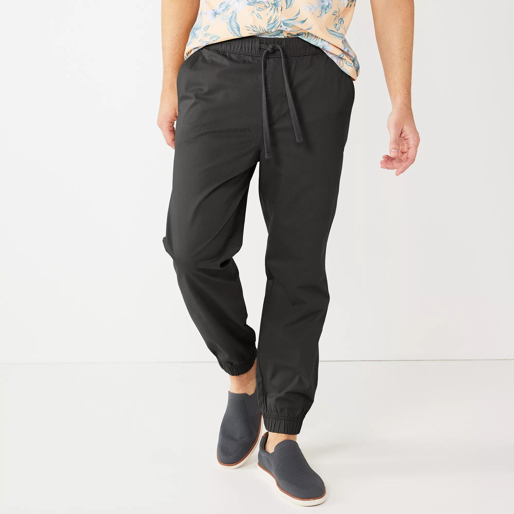 Men's Sonoma Goods For Life® Core Jogger Pants, Size: Medium, Black Product Image