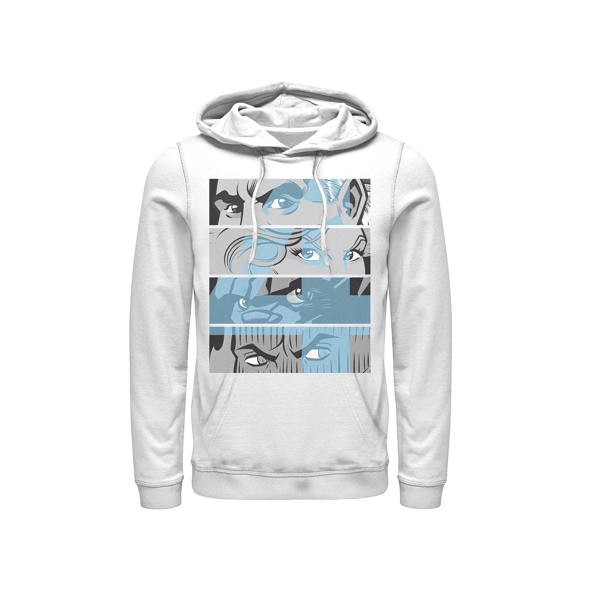 Men's Marvel Fantastic Four Group Shot Eyes Panel Hoodie,  Product Image