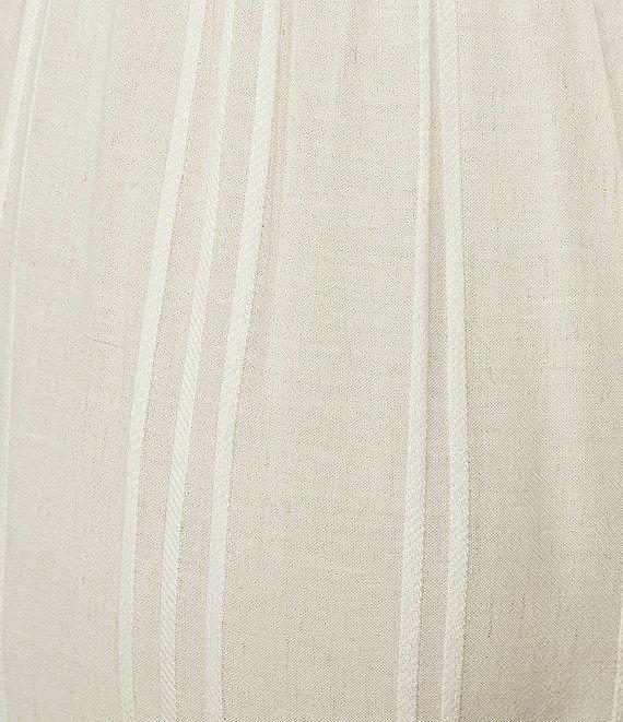 Cloth & Stone Knit Mid Rise Striped Tie Waist Wide Leg Coordinating Pants Product Image