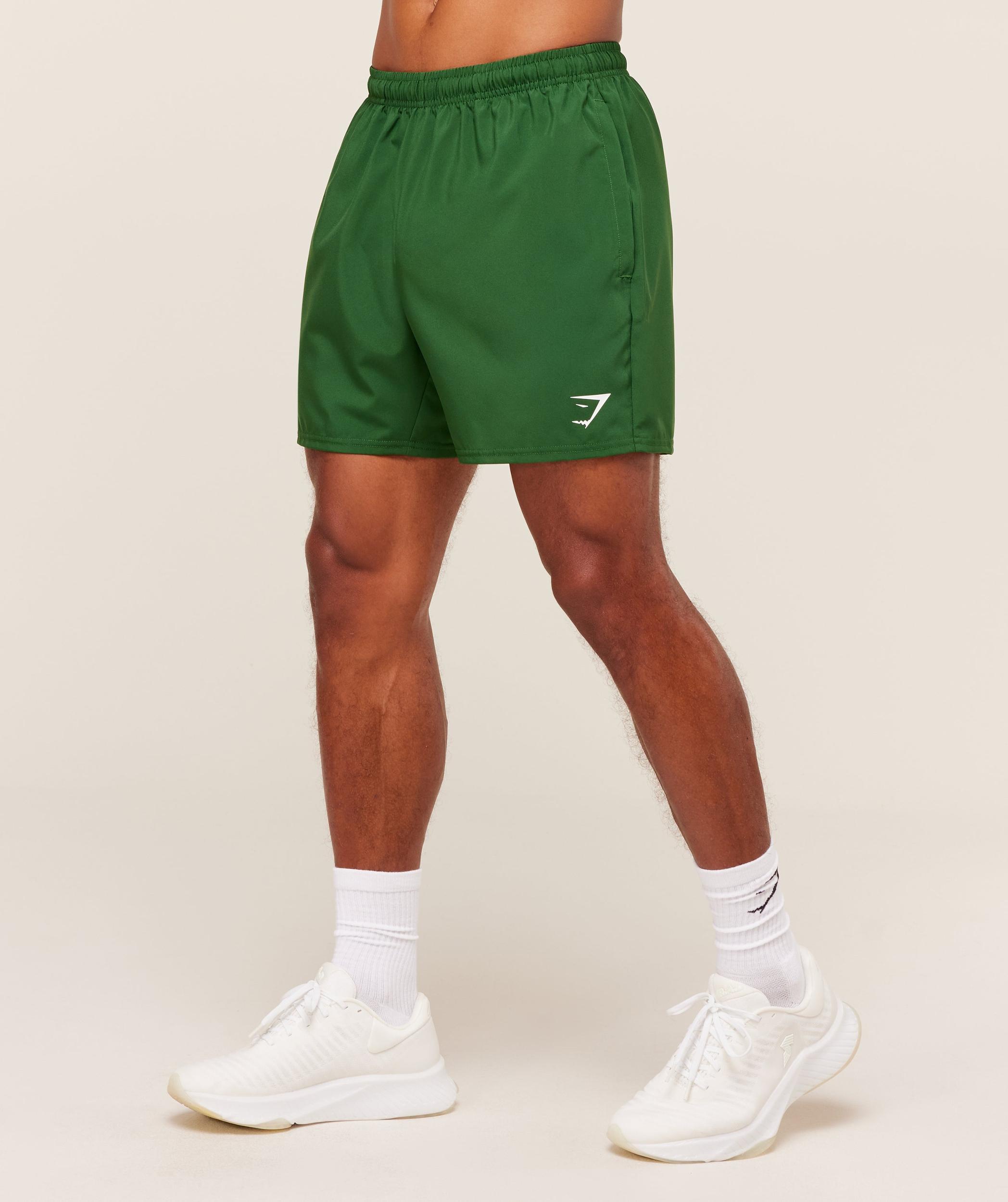 Gymshark Arrival 5" Shorts - Athletic Green Male Product Image