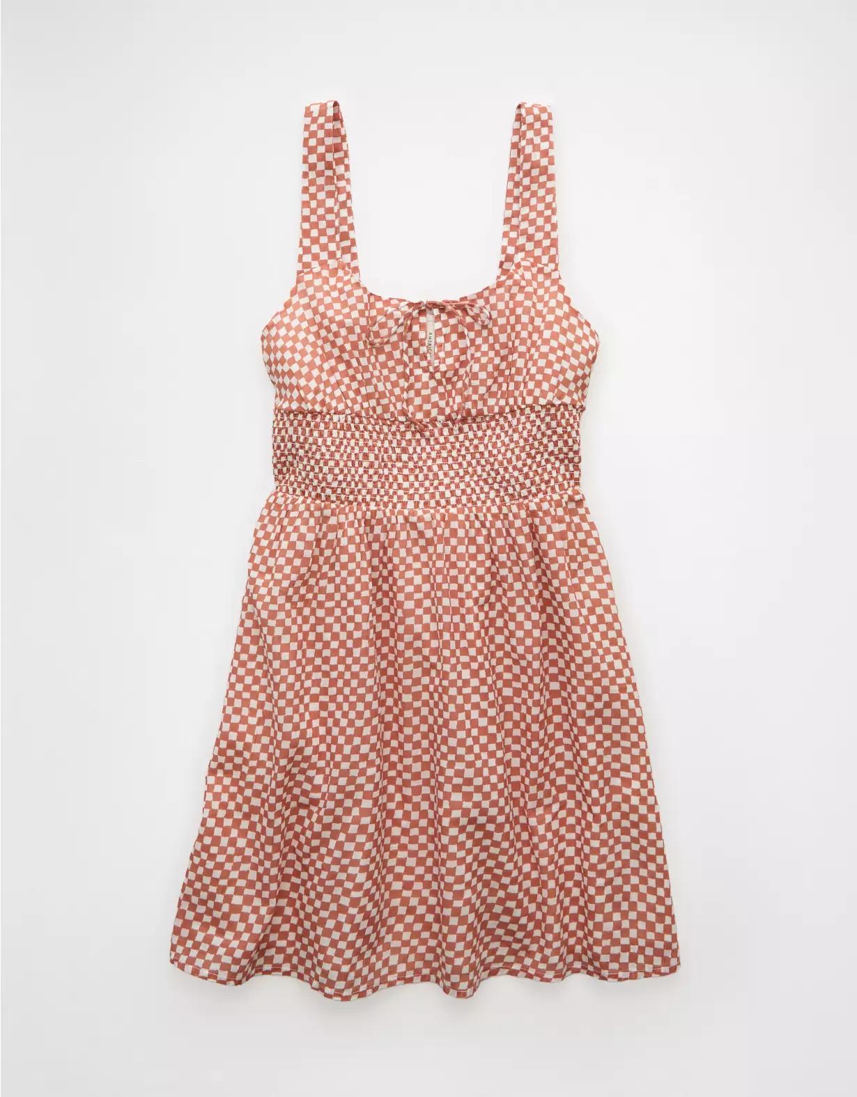 AE Smocked Waist Mini Dress Product Image