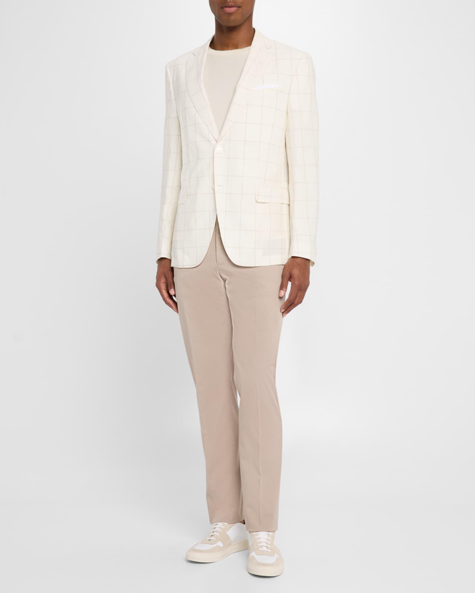 Men's Hutson Windowpane Linen-Wool Sport Coat Product Image