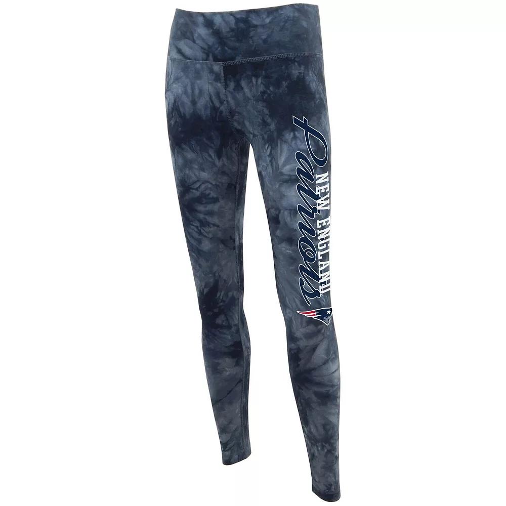Women's Concepts Sport Black Tennessee Titans Burst Tie-Dye Leggings, Size: Small Product Image