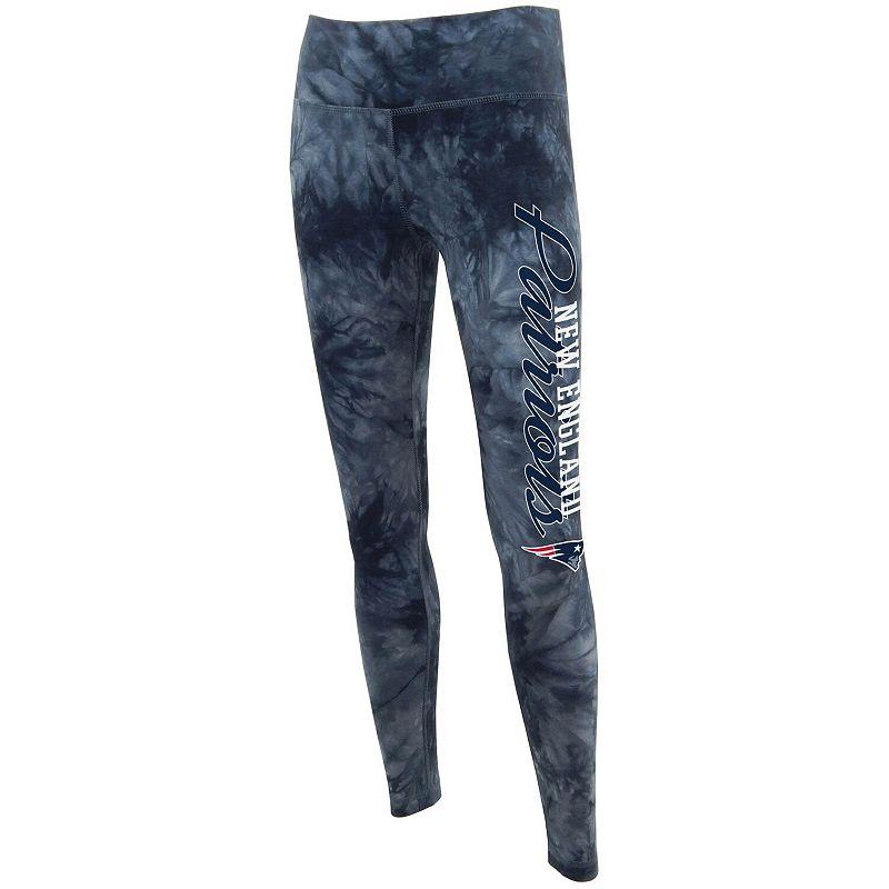 Women's Concepts Sport Black Tennessee Titans Burst Tie-Dye Leggings, Size: Small Product Image