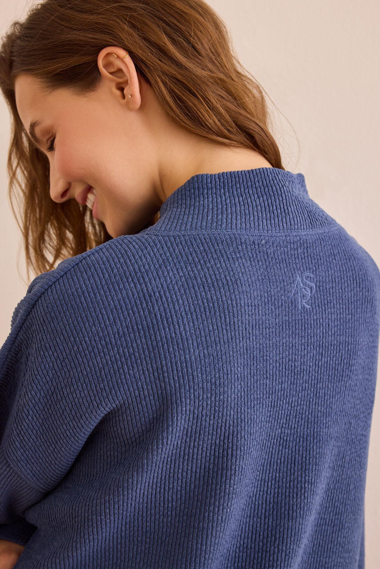 Balanced Ease Ribbed Mockneck Product Image