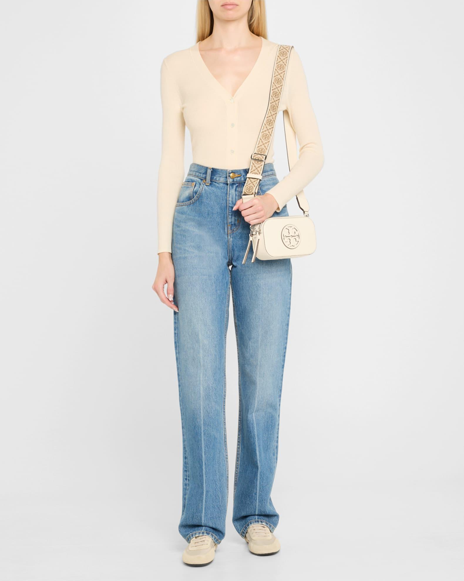 Miller Mini Zip Leather Crossbody Bag  Product Image