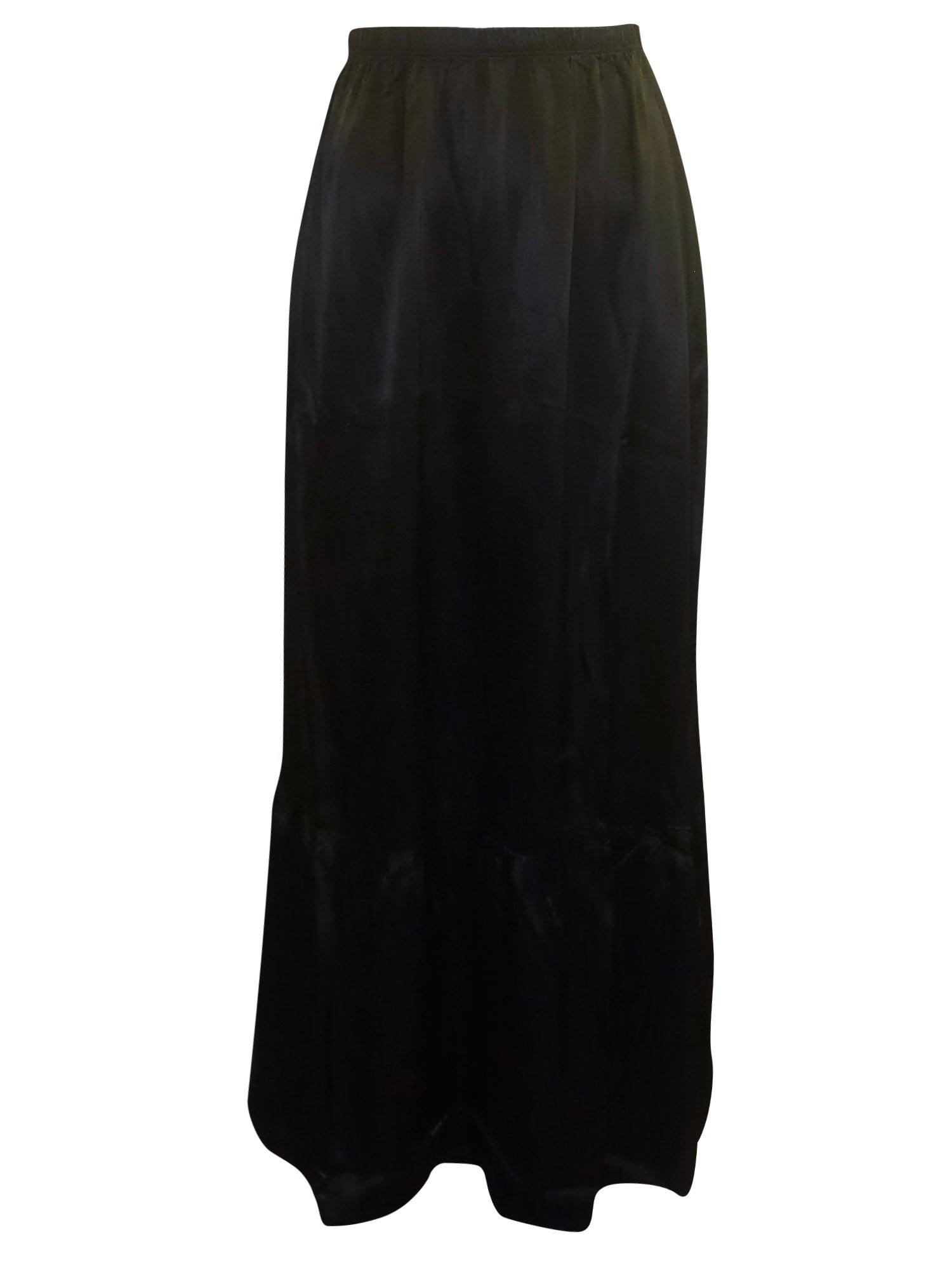 Hard Tail Satin Ruffle Maxi Skirt (Style: SAT-27) Product Image