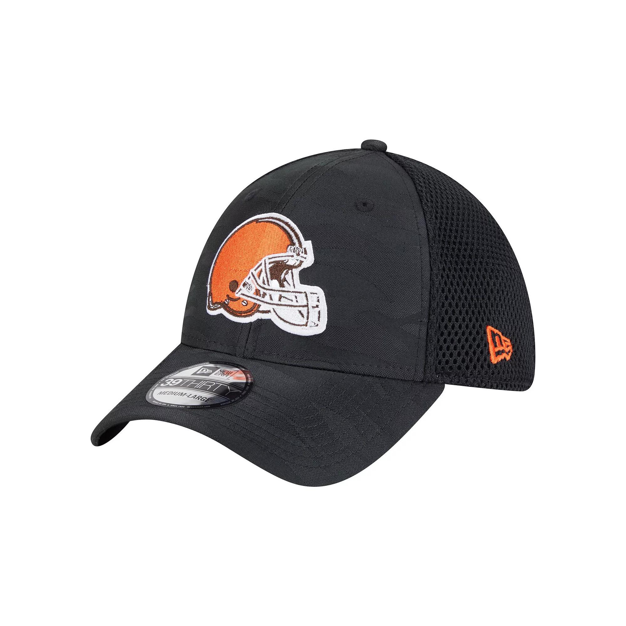 Men's New Era Black Cleveland Browns Active Camo 39THIRTY Flex Hat,  Product Image