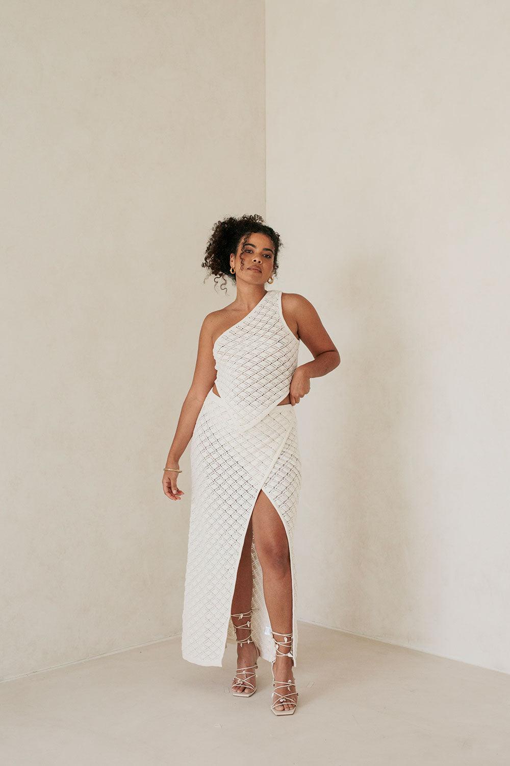 Ria Skirt - White Product Image