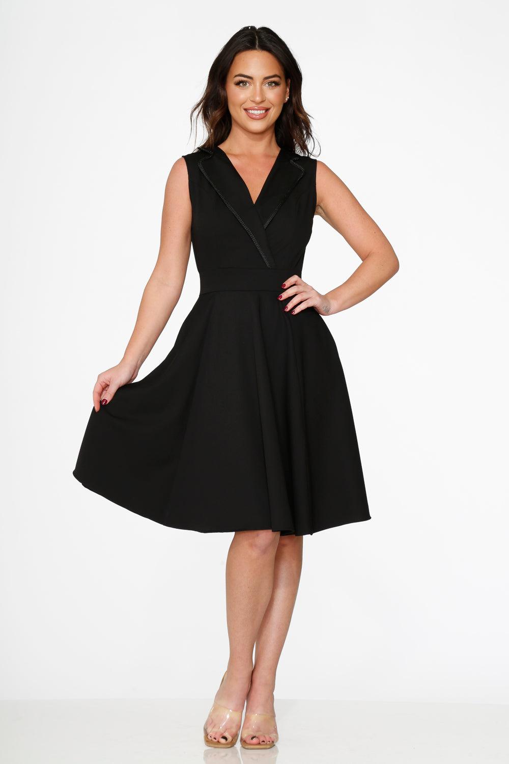 Black Swing Dress Product Image