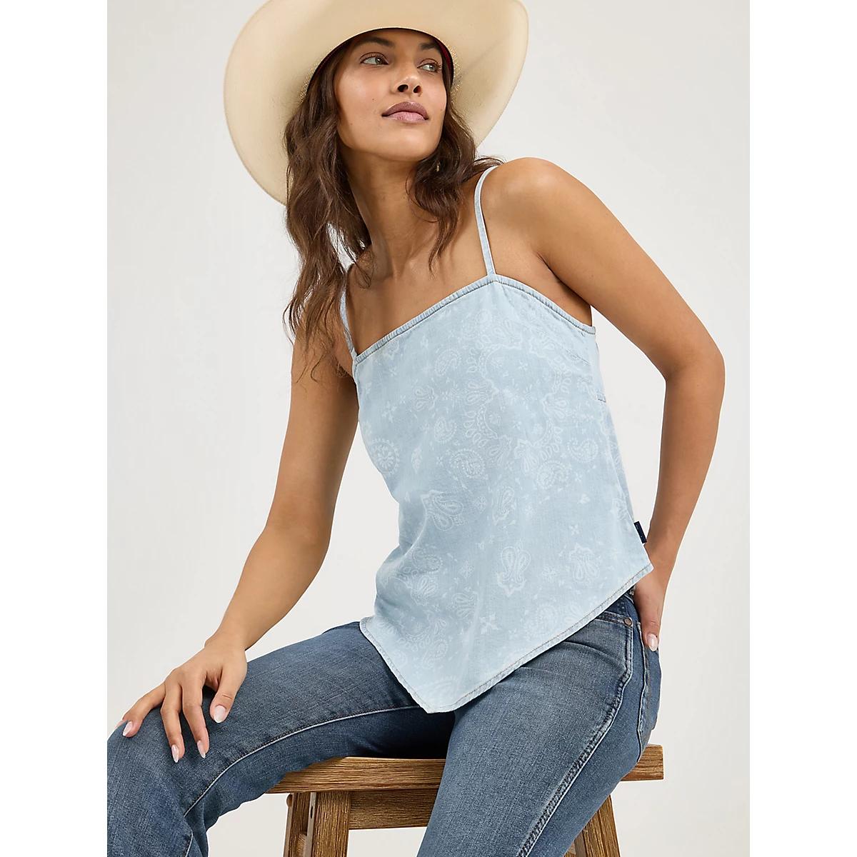 Women's Wrangler Bandana Smocked Tank Product Image
