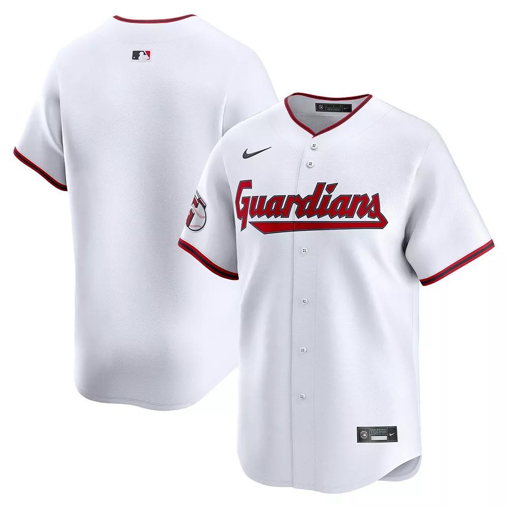 Men's Nike White Cleveland Guardians Home Limited Jersey,  Product Image