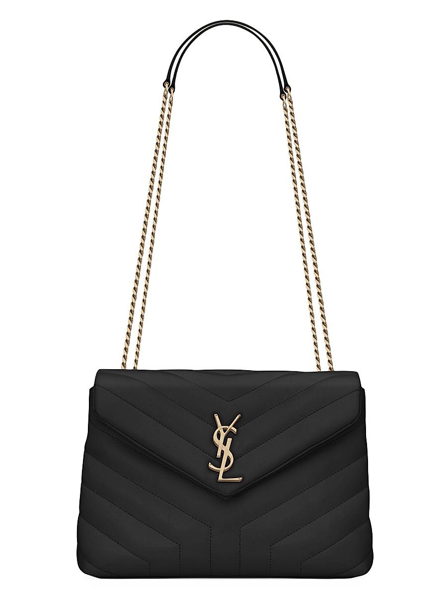 Womens Loulou Small Shoulder Bag in Quilted Leather Product Image