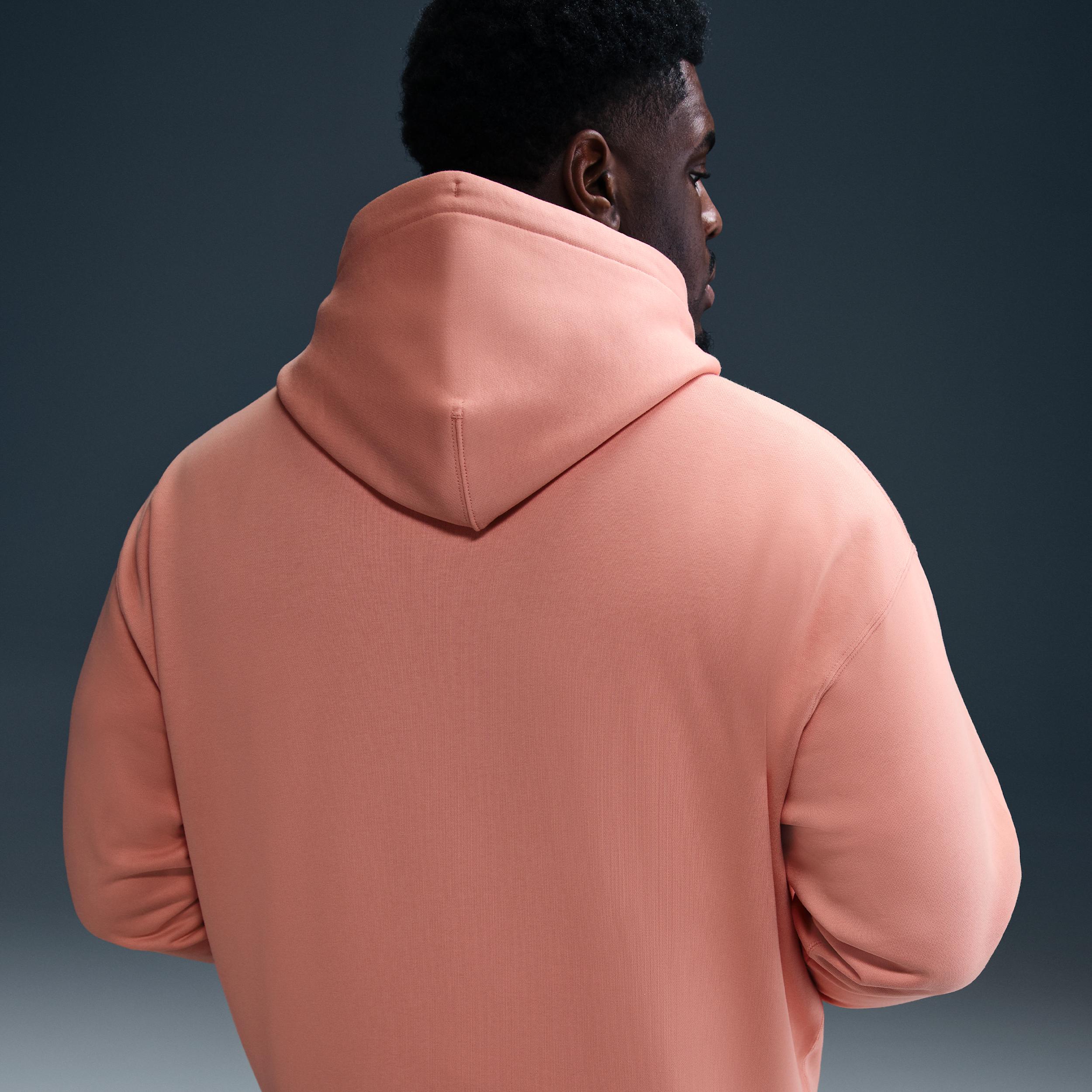 Nike Mens Solo Swoosh Fleece Pullover Hoodie | DX1355-844 Product Image