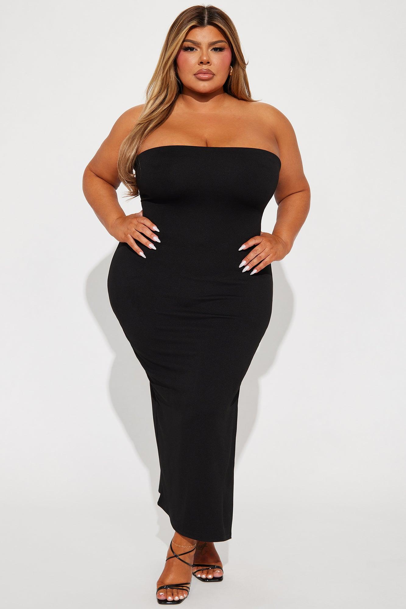 Janet Midi Dress - Black Product Image