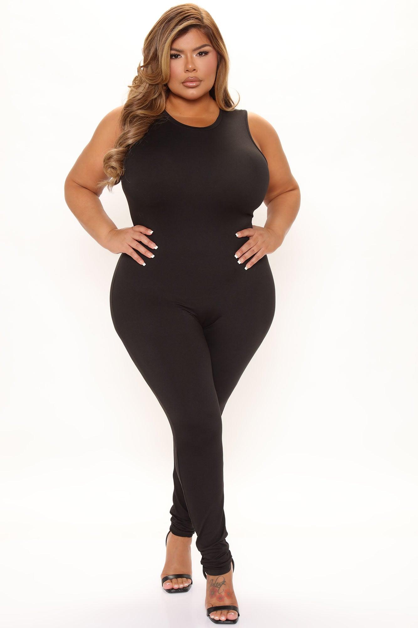 Jessie Skinny Leg Jumpsuit - Black Product Image