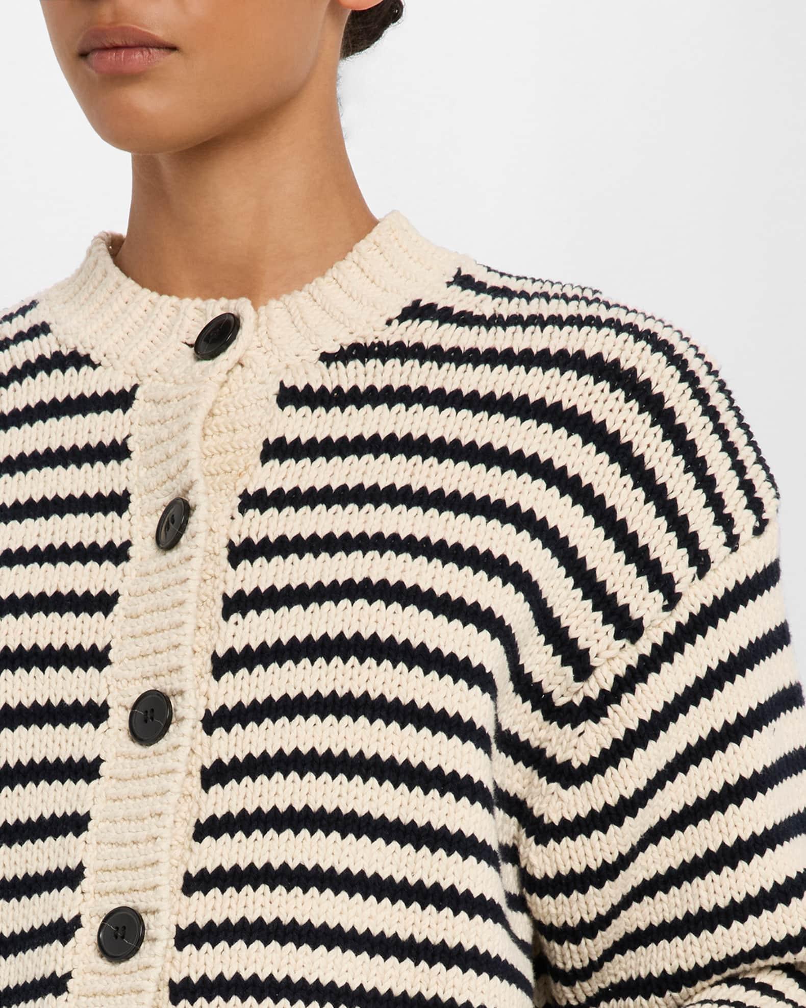 The Stripe Chunky Femme Cardigan Product Image