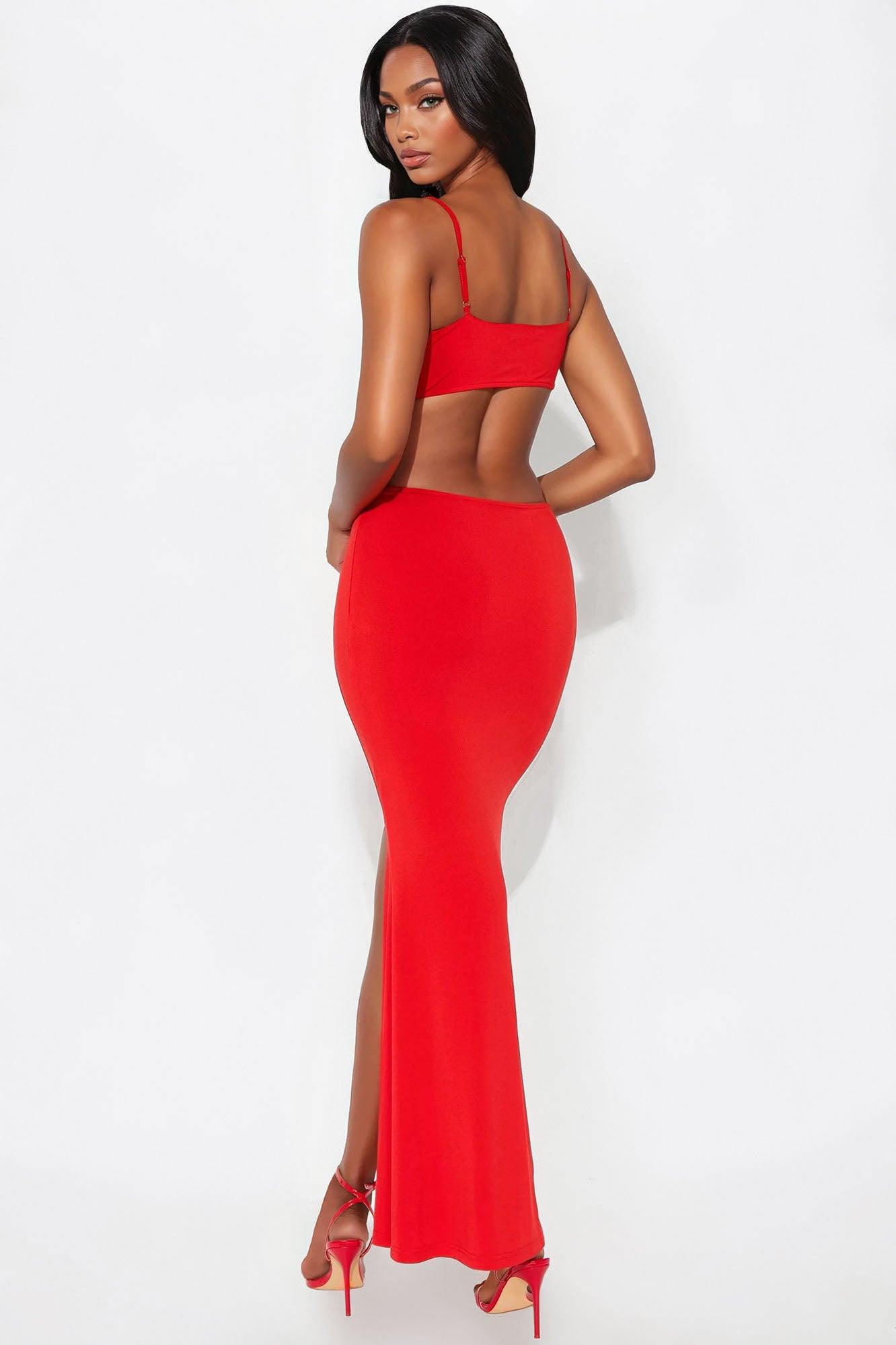 Running Wild Maxi Dress - Red Female Product Image