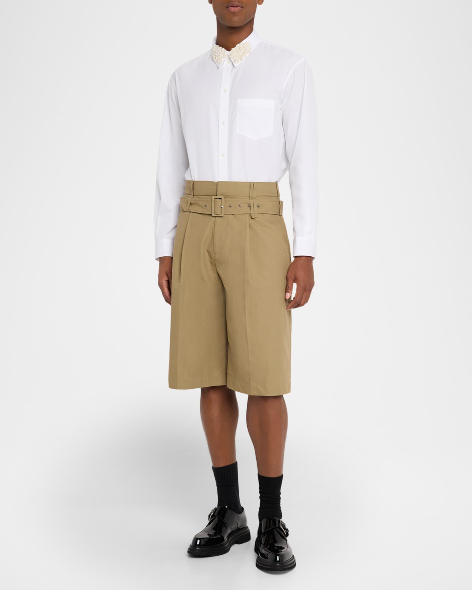 Men's Wide-Leg Multi-Belt Loop Shorts Product Image