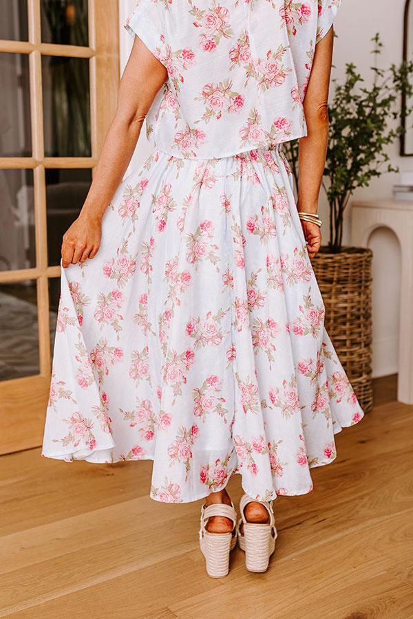 Rose Garden High Waist Skirt Product Image