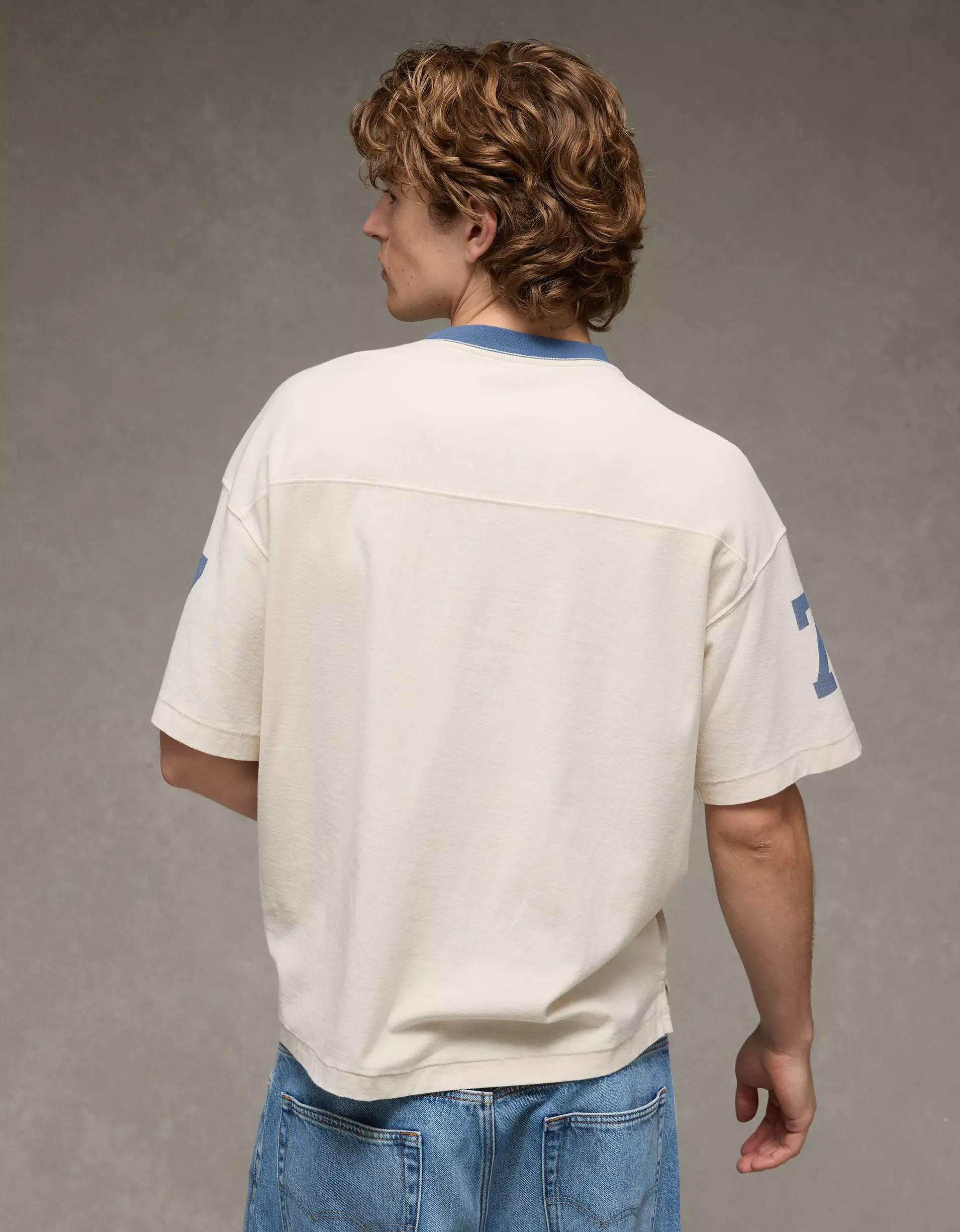 AE Pride Boxy Graphic Football T-Shirt Product Image